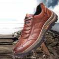Bottes Habillées Élégantes en Cuir Noir pour Hommes, Sneakers d'Hiver à Plateforme Sans Lacets, Chaussures de Sécurité à Séchage Rapide, Chaussures Tactiques, Sneakers Confortables, Randonnée, Légères, Moto, Montagne, Course, Bottes Courtes