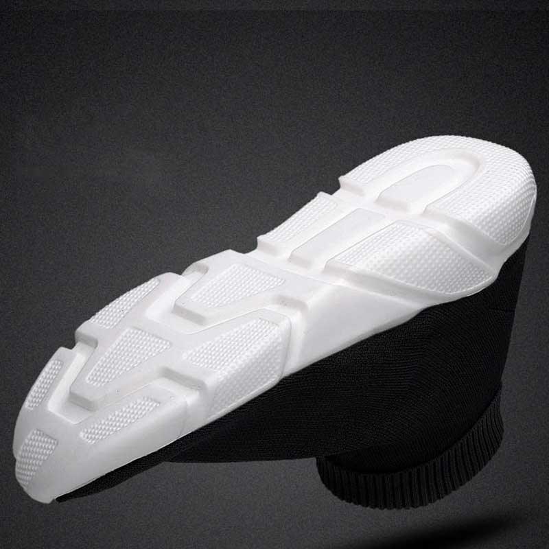 Baskets élégantes noires pour femmes, baskets sans lacets extensibles noires pour femmes, chaussures de marche légères et respirantes, chaussures de course, baskets de sport décontractées en maille pour l'entraînement
