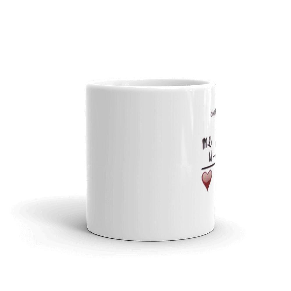 Élégante tasse en céramique "Lets Do Math's" – Mignonne tasse fantaisie, tasse à thé, tasse de Saint-Valentin, drôle tasse à café, cadeau pour les amoureux de la Saint-Valentin pour mari, petit ami, femme, petite amie, mignons cadeaux pour les êtres chers