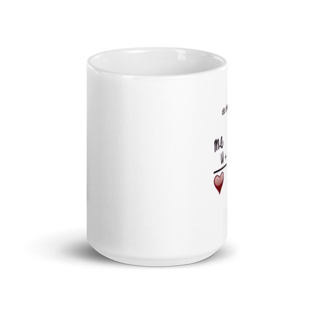 Élégante tasse en céramique "Lets Do Math's" – Mignonne tasse fantaisie, tasse à thé, tasse de Saint-Valentin, drôle tasse à café, cadeau pour les amoureux de la Saint-Valentin pour mari, petit ami, femme, petite amie, mignons cadeaux pour les êtres chers
