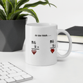 Élégante tasse en céramique "Lets Do Math's" – Mignonne tasse fantaisie, tasse à thé, tasse de Saint-Valentin, drôle tasse à café, cadeau pour les amoureux de la Saint-Valentin pour mari, petit ami, femme, petite amie, mignons cadeaux pour les êtres chers