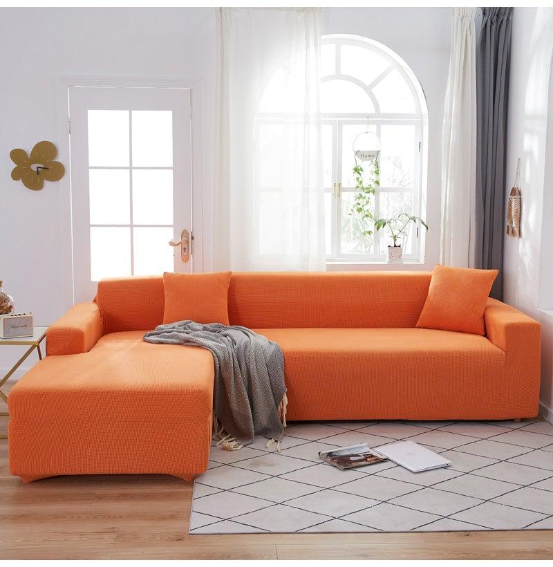 Housses de canapé élastiques élégantes pour salon, méridienne, canapé d'angle en forme de L, housse de fauteuil extensible, protecteur de meubles, housse de canapé en forme de L, housse de canapé sectionnel pour salon, housse de méridienne en tissu