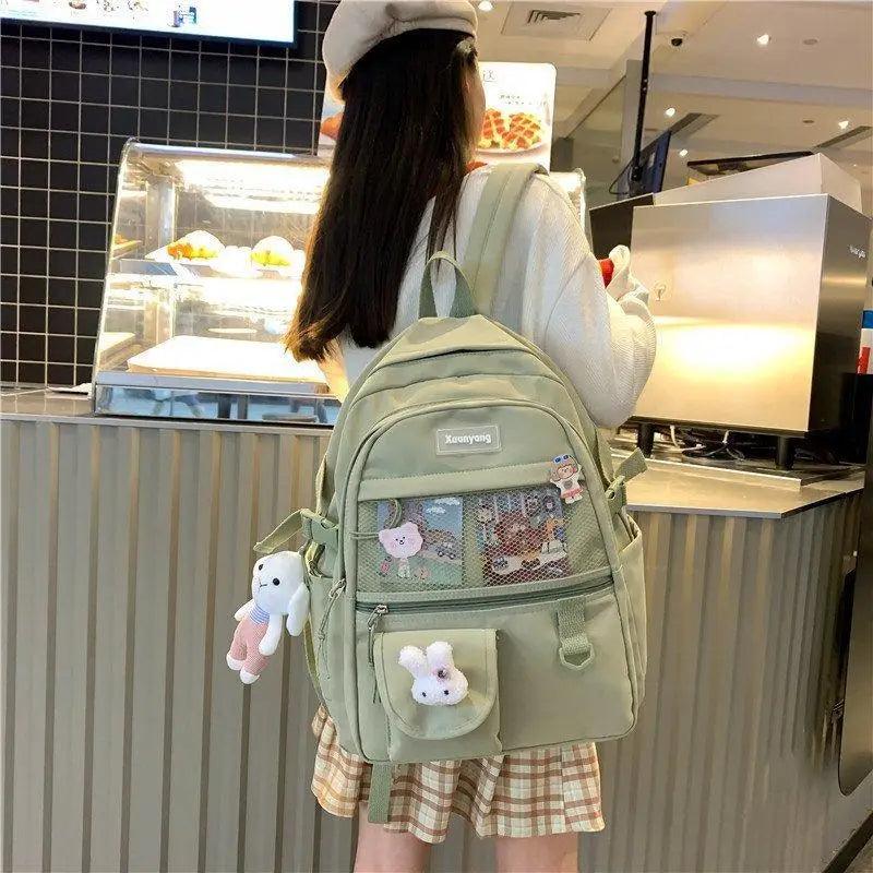 Sac à Dos Élégant pour Filles Adolescentes et Femmes - Cartable Scolaire et Sacoche d'Ordinateur Portable Mignons et Tendance