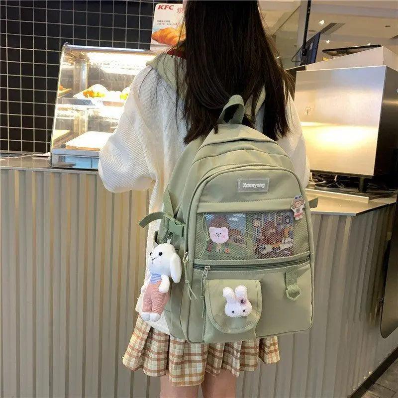 Sac à Dos Élégant pour Filles Adolescentes et Femmes - Cartable Scolaire et Sacoche d'Ordinateur Portable Mignons et Tendance