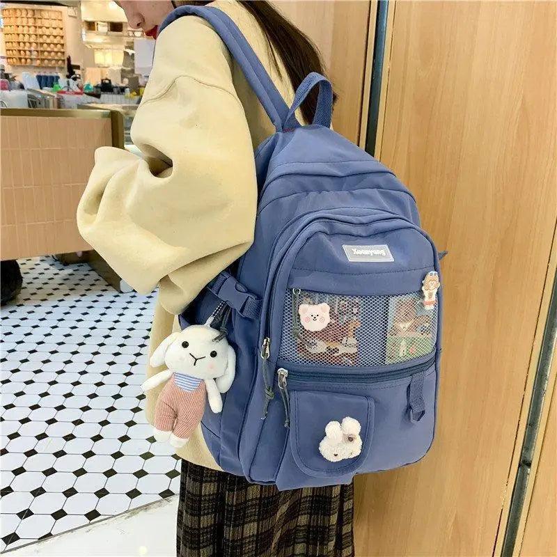 Sac à Dos Élégant pour Filles Adolescentes et Femmes - Cartable Scolaire et Sacoche d'Ordinateur Portable Mignons et Tendance