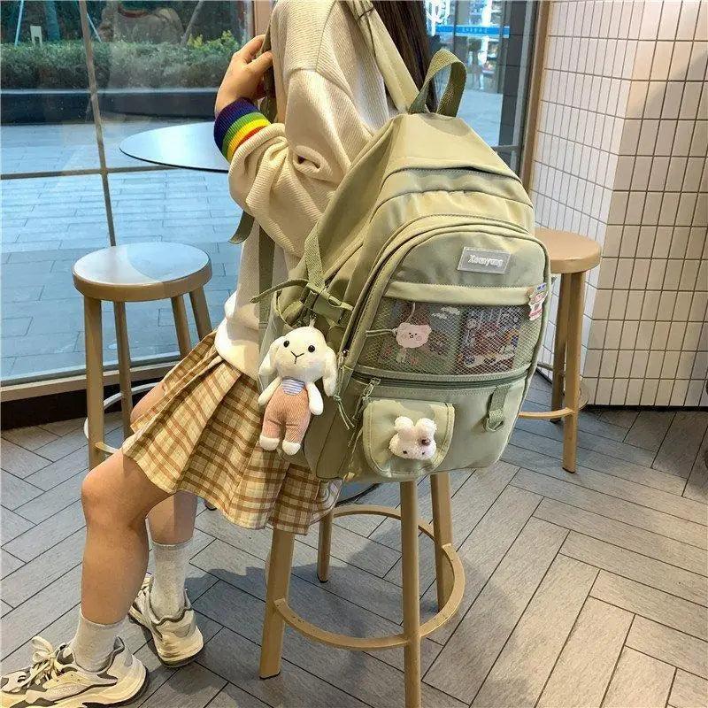 Sac à Dos Élégant pour Filles Adolescentes et Femmes - Cartable Scolaire et Sacoche d'Ordinateur Portable Mignons et Tendance