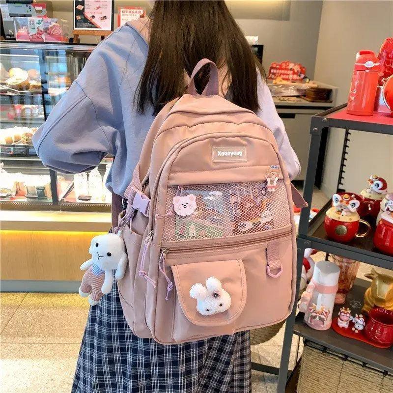 Sac à Dos Élégant pour Filles Adolescentes et Femmes - Cartable Scolaire et Sacoche d'Ordinateur Portable Mignons et Tendance