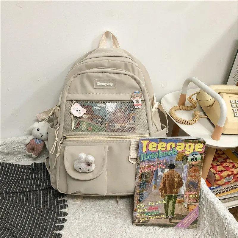 Sac à Dos Élégant pour Filles Adolescentes et Femmes - Cartable Scolaire et Sacoche d'Ordinateur Portable Mignons et Tendance