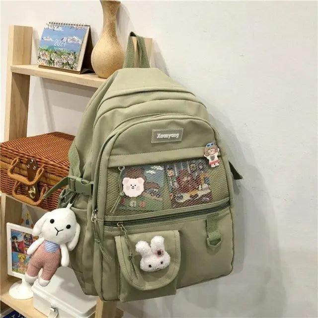 Sac à Dos Élégant pour Filles Adolescentes et Femmes - Cartable Scolaire et Sacoche d'Ordinateur Portable Mignons et Tendance