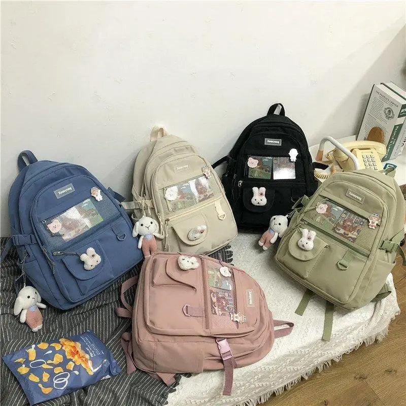 Sac à Dos Élégant pour Filles Adolescentes et Femmes - Cartable Scolaire et Sacoche d'Ordinateur Portable Mignons et Tendance
