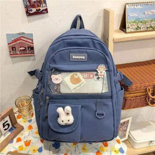 Sac à Dos Élégant pour Filles Adolescentes et Femmes - Cartable Scolaire et Sacoche d'Ordinateur Portable Mignons et Tendance