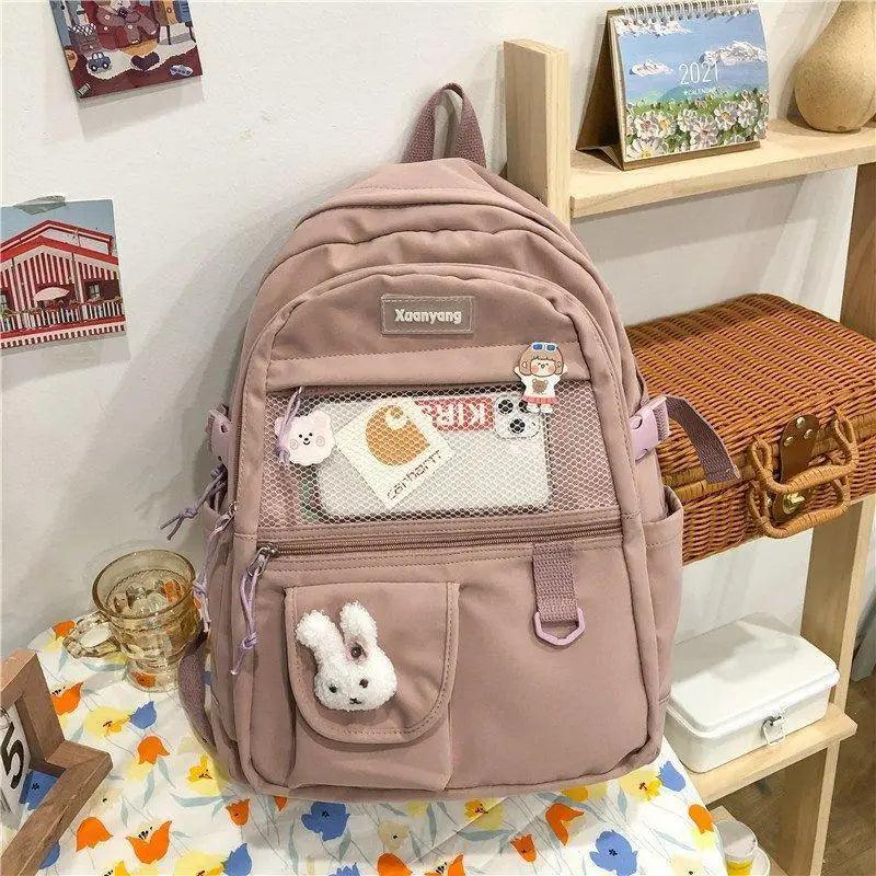 Sac à Dos Élégant pour Filles Adolescentes et Femmes - Cartable Scolaire et Sacoche d'Ordinateur Portable Mignons et Tendance
