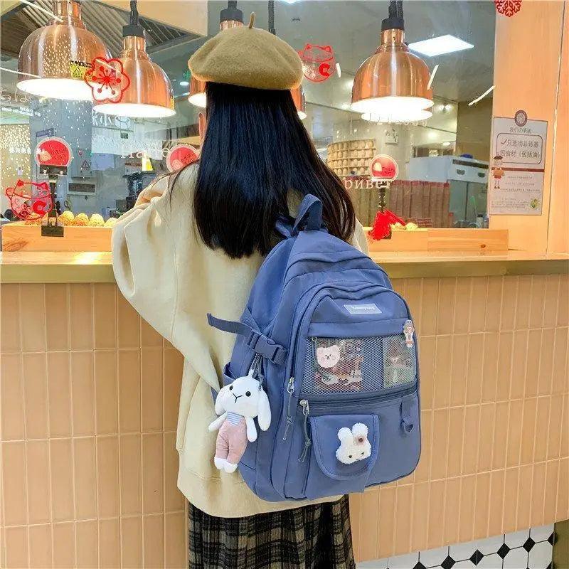 Sac à Dos Élégant pour Filles Adolescentes et Femmes - Cartable Scolaire et Sacoche d'Ordinateur Portable Mignons et Tendance