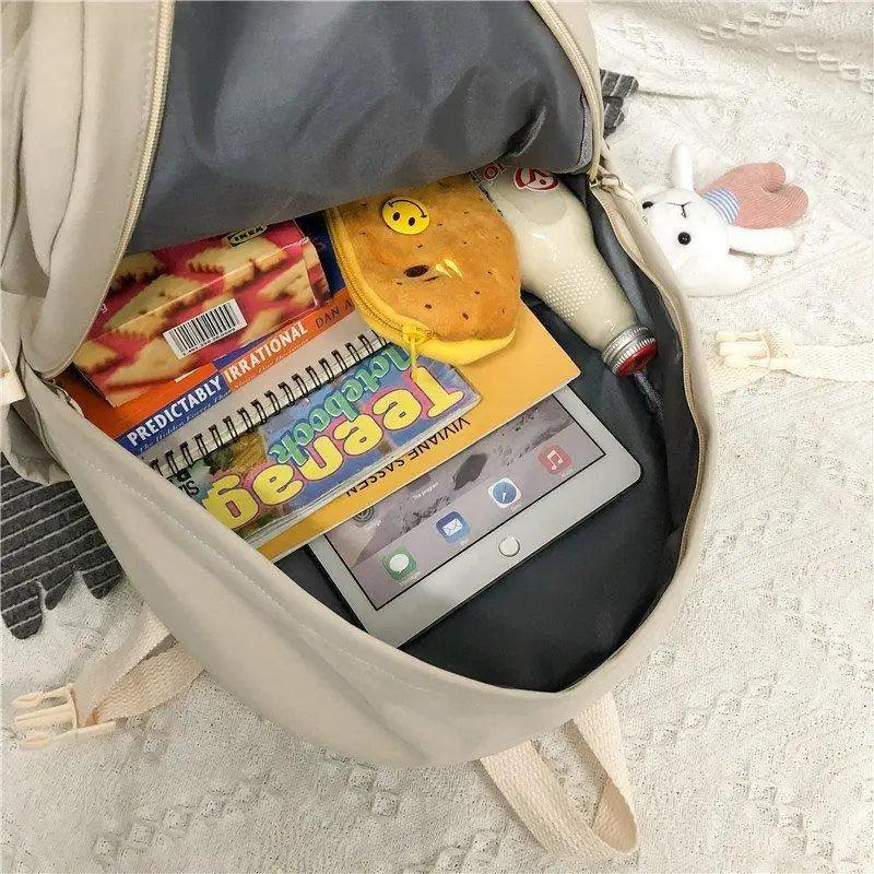 Sac à Dos Élégant pour Filles Adolescentes et Femmes - Cartable Scolaire et Sacoche d'Ordinateur Portable Mignons et Tendance