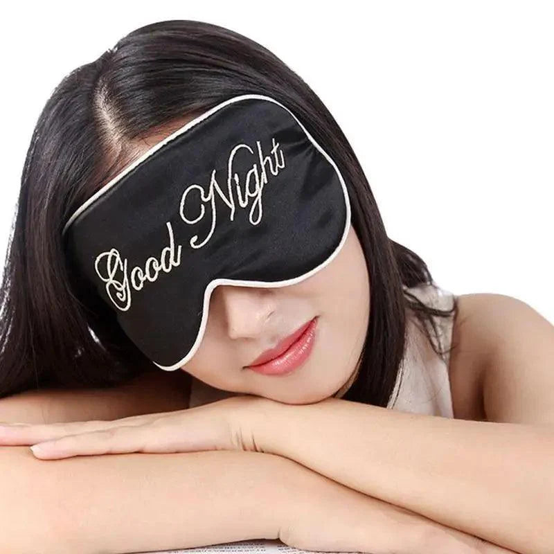 Masques de nuit élégants et doux pour les yeux, motifs mignons, cache-œil de sommeil, bandeau pour femme, couverture oculaire pour une nuit complète de sommeil, masque de voyage portable et léger.