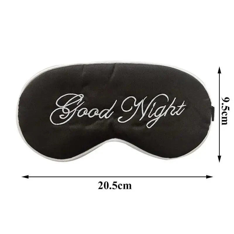Masques de nuit élégants et doux pour les yeux, motifs mignons, cache-œil de sommeil, bandeau pour femme, couverture oculaire pour une nuit complète de sommeil, masque de voyage portable et léger.