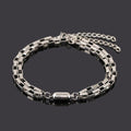 Bracelet magnétique élégant en forme de cœur pour couples, bracelets magnétiques en acier inoxydable pour couples, bracelets longue distance tactiles, bracelets assortis en forme de cœur, ensemble de bracelets ajustables en acier inoxydable, cadeau
