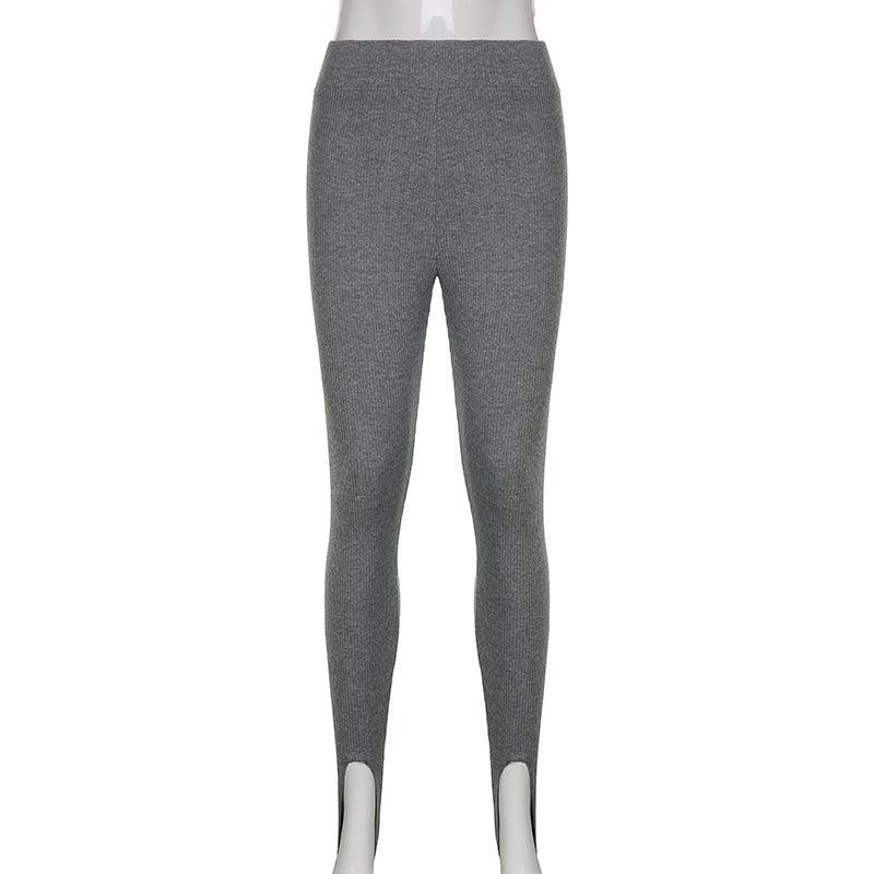 Pantalon élégant en coton taille haute pour le fitness, décontracté printemps, nouveau legging moulant pour femme, legging de fitness sans couture pour femme, legging push-up sans couture, pantalon d'entraînement respirant.