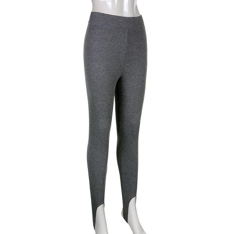 Pantalon élégant en coton taille haute pour le fitness, décontracté printemps, nouveau legging moulant pour femme, legging de fitness sans couture pour femme, legging push-up sans couture, pantalon d'entraînement respirant.
