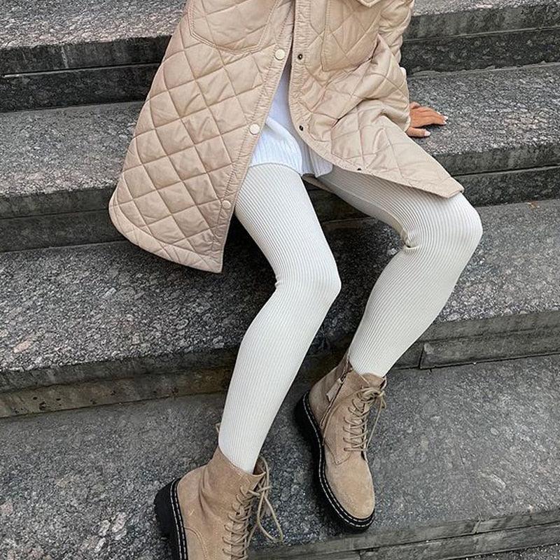 Pantalon élégant en coton taille haute pour le fitness, décontracté printemps, nouveau legging moulant pour femme, legging de fitness sans couture pour femme, legging push-up sans couture, pantalon d'entraînement respirant.