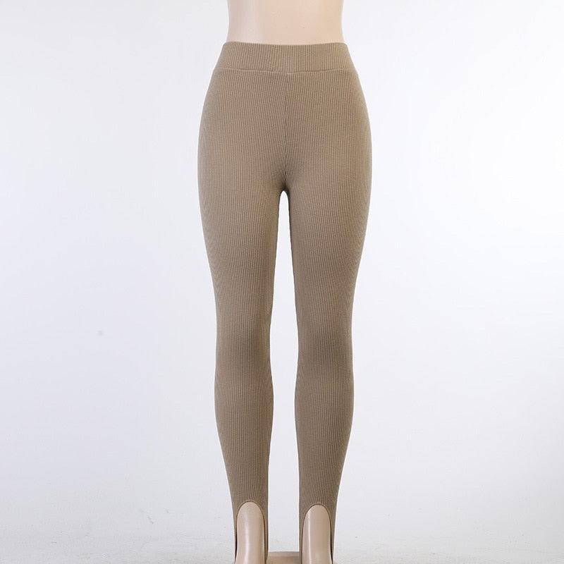 Pantalon élégant en coton taille haute pour le fitness, décontracté printemps, nouveau legging moulant pour femme, legging de fitness sans couture pour femme, legging push-up sans couture, pantalon d'entraînement respirant.