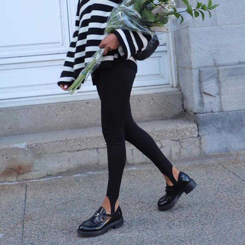 Pantalon élégant en coton taille haute pour le fitness, décontracté printemps, nouveau legging moulant pour femme, legging de fitness sans couture pour femme, legging push-up sans couture, pantalon d'entraînement respirant.
