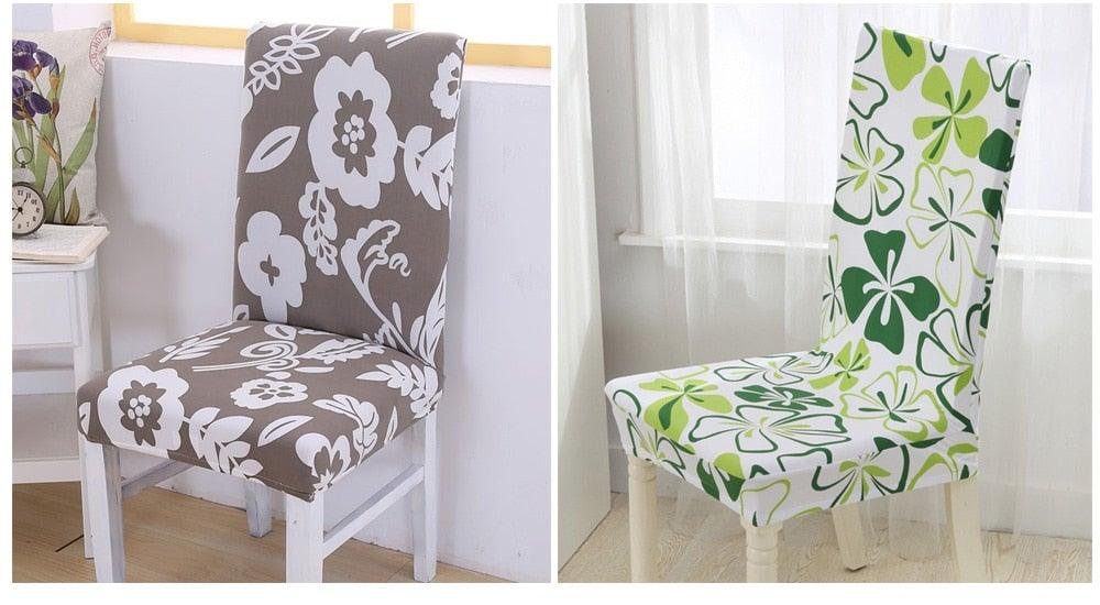Housses de chaise de cuisine élégantes, extensibles, pour chaises, housses de chaise, couvre-meubles, housse de chaise grise, lavable, anti-poussière, protecteur de siège pour hôtel, bureau, cérémonie, banquet, mariage, fête