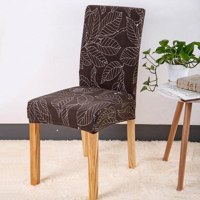 Housses de chaise de cuisine élégantes, extensibles, pour chaises, housses de chaise, couvre-meubles, housse de chaise grise, lavable, anti-poussière, protecteur de siège pour hôtel, bureau, cérémonie, banquet, mariage, fête
