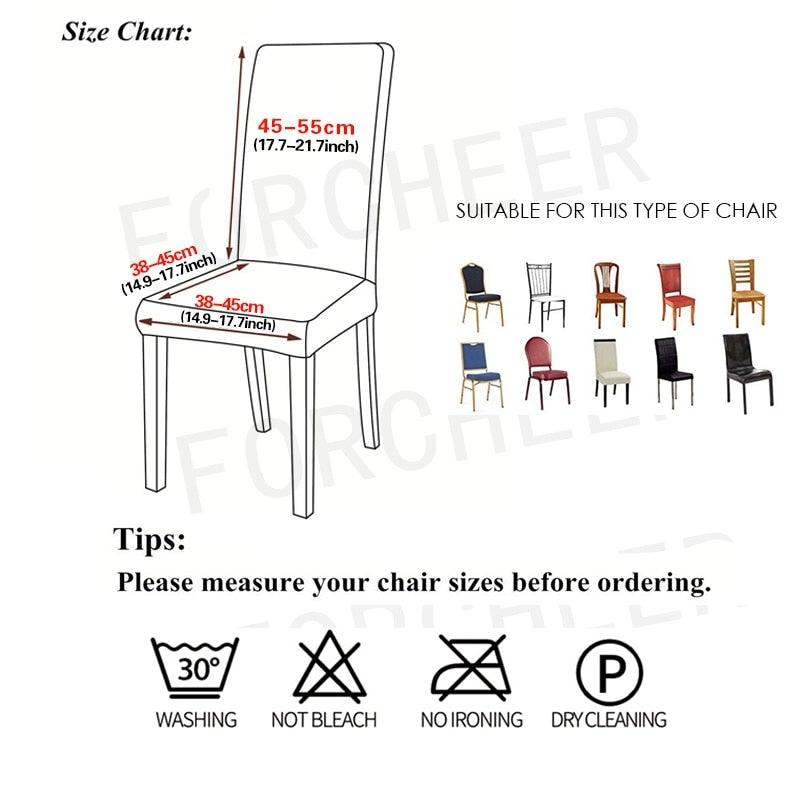 Housses de chaise de cuisine élégantes, extensibles, pour chaises, housses de chaise, couvre-meubles, housse de chaise grise, lavable, anti-poussière, protecteur de siège pour hôtel, bureau, cérémonie, banquet, mariage, fête