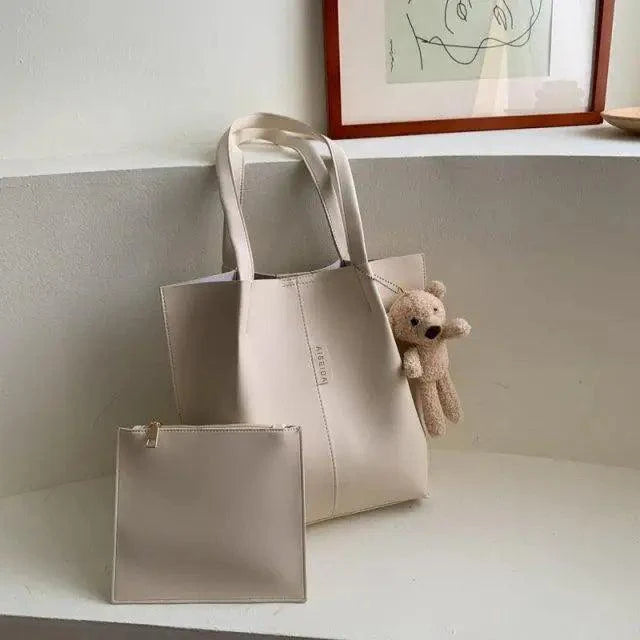 Ensemble / Sac à main 2 pièces élégant pour femme Sac bandoulière femme grand Sac à main pour femme