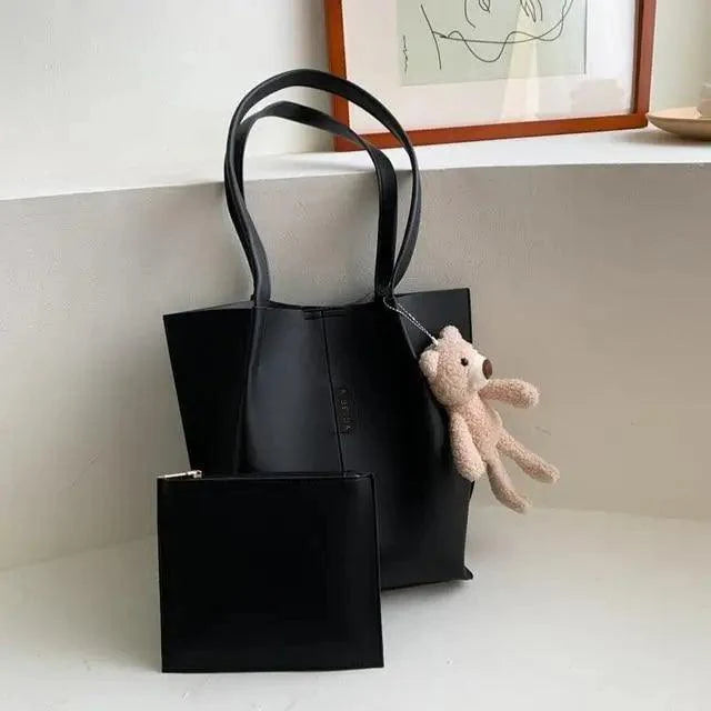 Ensemble / Sac à main 2 pièces élégant pour femme Sac bandoulière femme grand Sac à main pour femme