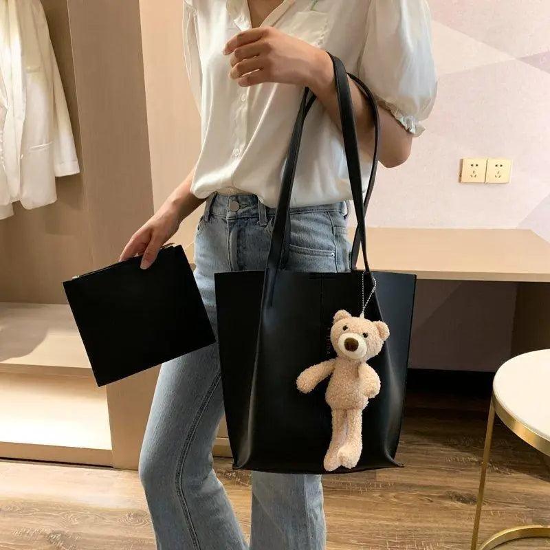 Ensemble / Sac à main 2 pièces élégant pour femme Sac bandoulière femme grand Sac à main pour femme