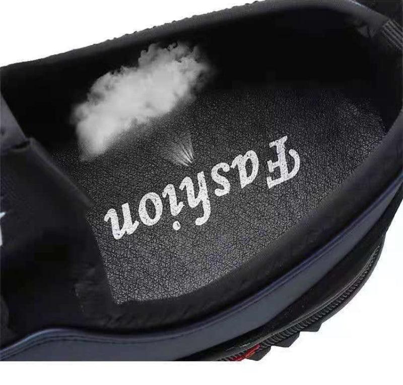 Chaussures de conduite élégantes en cuir pour hommes, mocassins de luxe décontractés noirs, baskets de marche décontractées légères antidérapantes, basses respirantes en cuir, baskets professionnelles pour hommes