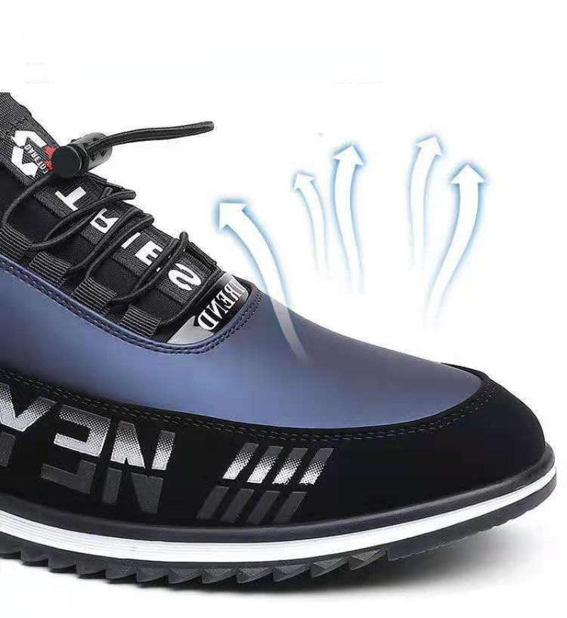 Chaussures de conduite élégantes en cuir pour hommes, mocassins de luxe décontractés noirs, baskets de marche décontractées légères antidérapantes, basses respirantes en cuir, baskets professionnelles pour hommes
