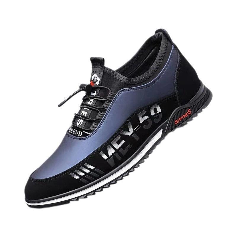 Chaussures de conduite élégantes en cuir pour hommes, mocassins de luxe décontractés noirs, baskets de marche décontractées légères antidérapantes, basses respirantes en cuir, baskets professionnelles pour hommes