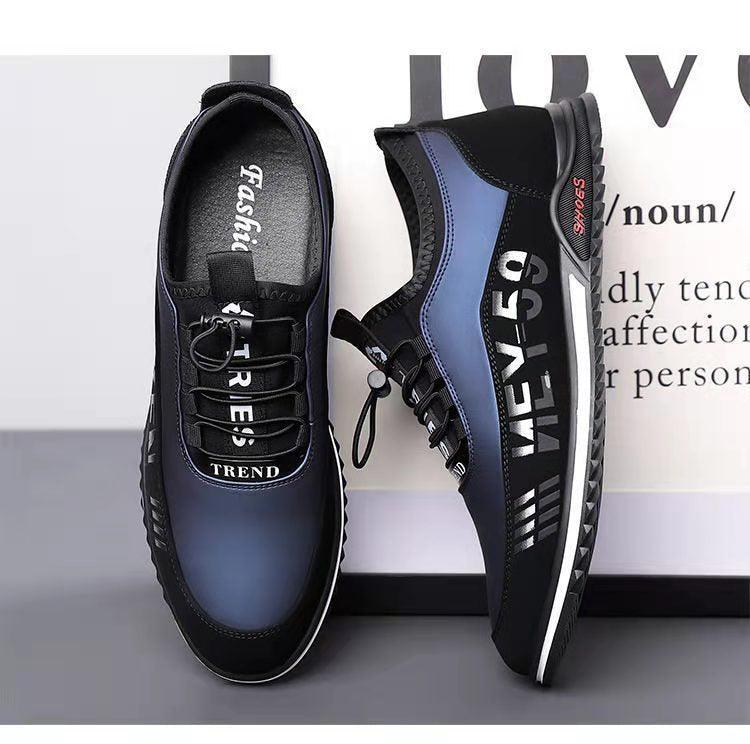 Chaussures de conduite élégantes en cuir pour hommes, mocassins de luxe décontractés noirs, baskets de marche décontractées légères antidérapantes, basses respirantes en cuir, baskets professionnelles pour hommes