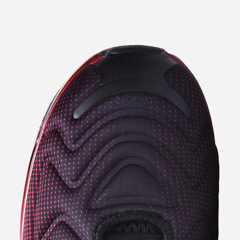 Baskets de sport de course élégantes pour hommes avec coussin d'air, pour entraînement en extérieur, design à talons hauts, maille respirante, design athlétique de luxe, antidérapantes, pour tennis, sport et marche