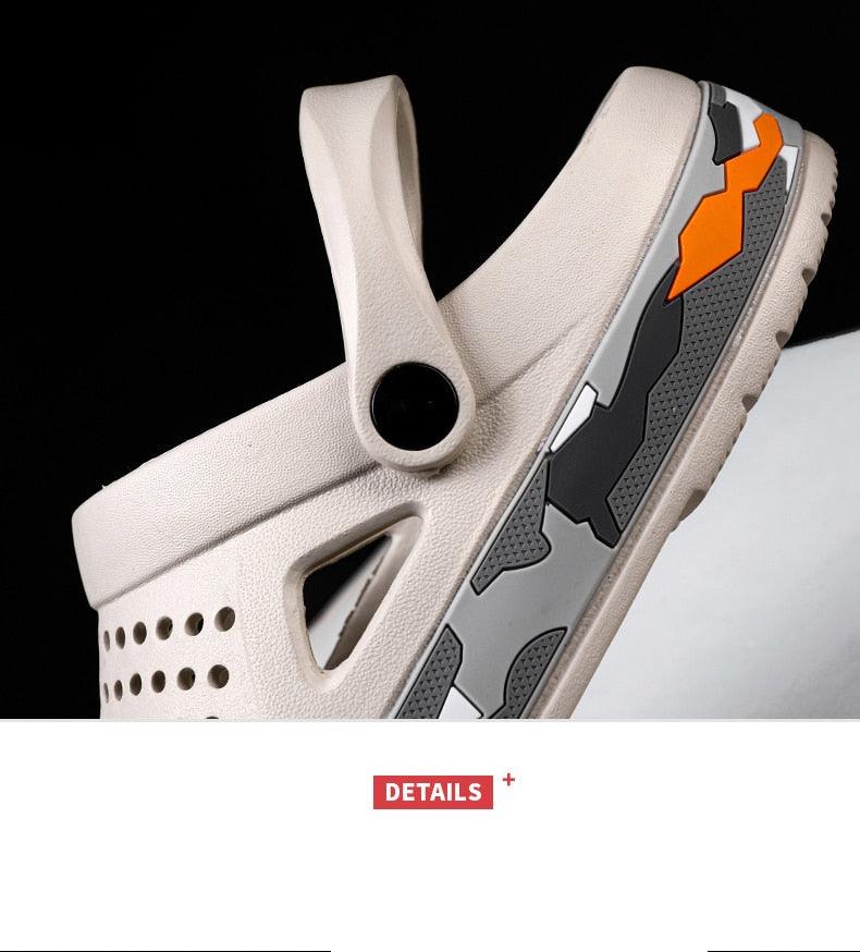 Sandales élégantes pour hommes, noires, décontractées, pour le jardin, sabots Aqua, claquettes d'été, chaussures de natation pour la plage, pantoufles, sabots de jardin, sandales avec soutien de la voûte plantière, rembourrées, pour le jardin et la plage