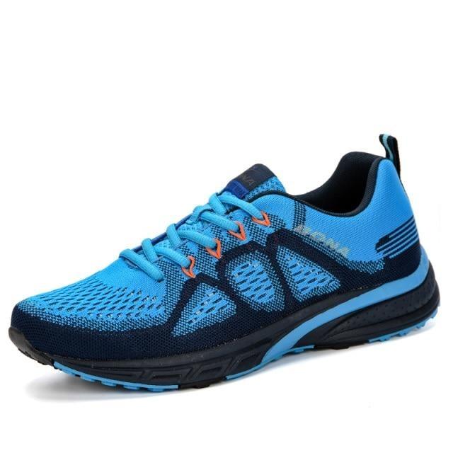 Baskets élégantes pour homme, en maille, légères pour la course, athlétiques, respirantes, antidérapantes, décontractées et confortables pour le sport en extérieur.