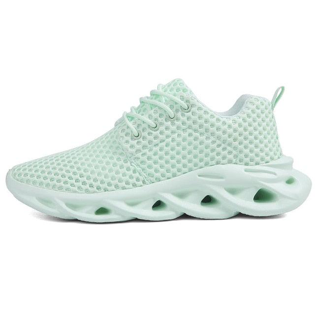 Chaussures de sport élégantes et modernes pour hommes à plateforme Baskets blanches décontractées en maille respirante pour hommes et femmes Chaussures de course Baskets de marche respirantes Baskets de tennis athlétiques légères et décontractées