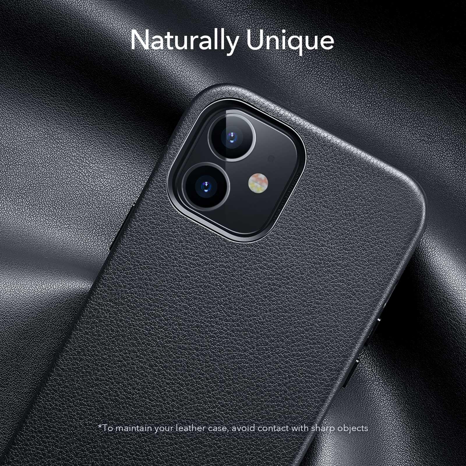 Coque de protection élégante en cuir pour iPhone 12 Pro Max, étui en cuir véritable pour iPhone 12 mini 12 Pro Max, étui de luxe noir pour iPhone 12 12Pro pour homme d'affaires