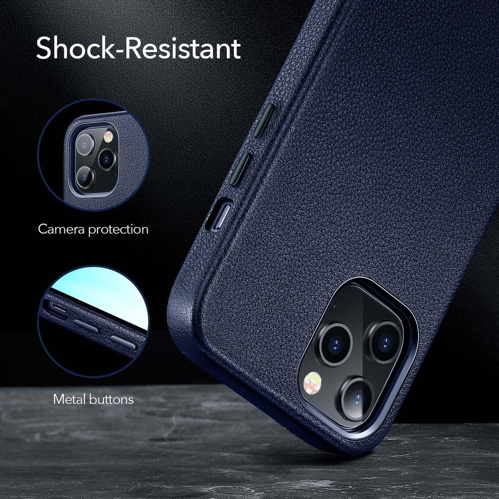 Coque de protection élégante en cuir pour iPhone 12 Pro Max, étui en cuir véritable pour iPhone 12 mini 12 Pro Max, étui de luxe noir pour iPhone 12 12Pro pour homme d'affaires