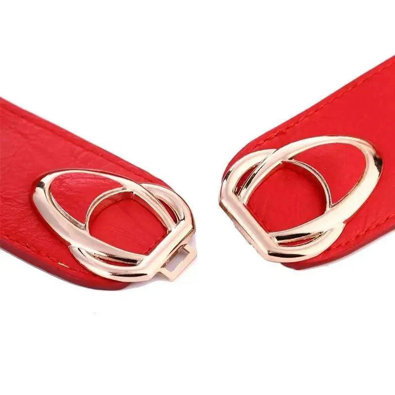 Ceintures élégantes en cuir PU élastiques pour femmes, mode extensible, larges, pour robes grande taille