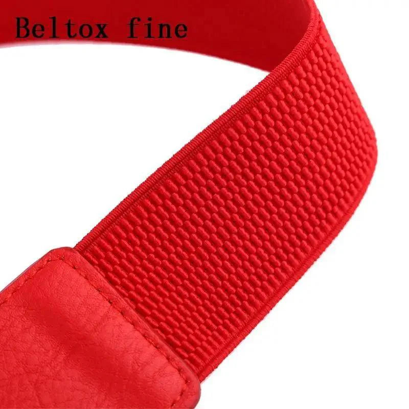 Ceintures élégantes en cuir PU élastiques pour femmes, mode extensible, larges, pour robes grande taille