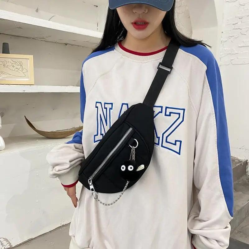 Sac de ceinture élégant pour femmes, violet, en toile, sac banane de luxe pour l'extérieur, sac de poitrine, pochette pour téléphone pour usage quotidien