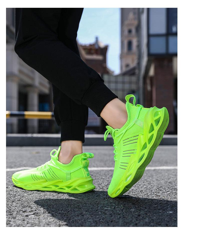 Baskets Élégantes Homme Chaussures de Course de Sport Mode Couple Chaussures Décontractées Mode Plates Respirantes Athlétiques Légères Antidérapantes Athlétiques Marche Course Baskets