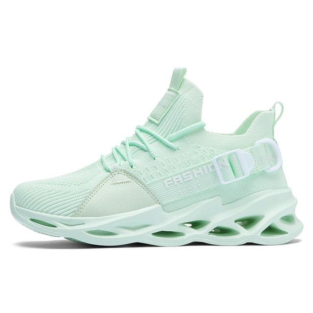 Baskets Élégantes Homme Chaussures de Course de Sport Mode Couple Chaussures Décontractées Mode Plates Respirantes Athlétiques Légères Antidérapantes Athlétiques Marche Course Baskets