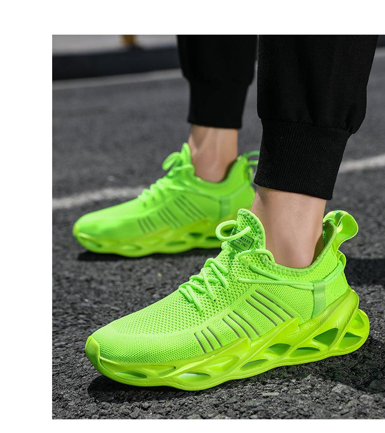 Baskets Élégantes Homme Chaussures de Course de Sport Mode Couple Chaussures Décontractées Mode Plates Respirantes Athlétiques Légères Antidérapantes Athlétiques Marche Course Baskets