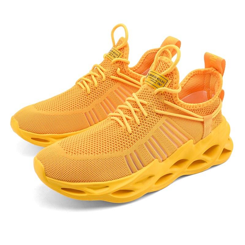 Baskets Élégantes Homme Chaussures de Course de Sport Mode Couple Chaussures Décontractées Mode Plates Respirantes Athlétiques Légères Antidérapantes Athlétiques Marche Course Baskets