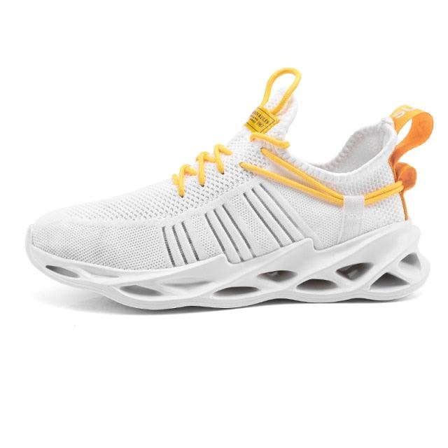 Baskets Élégantes Homme Chaussures de Course de Sport Mode Couple Chaussures Décontractées Mode Plates Respirantes Athlétiques Légères Antidérapantes Athlétiques Marche Course Baskets